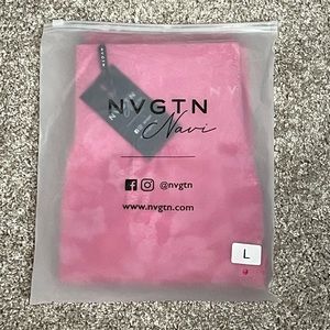 NVGTN Pink Camo Seamless Leggings L NWT